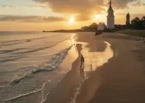 Cruz removida de praia em Parnaíba