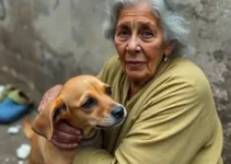 idosa de 74 anos e dez animais
