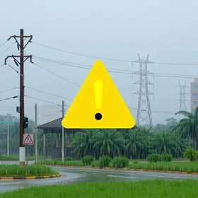 alerta amarelo de chuvas intensas em Parnaíba