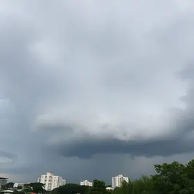 tempo nublado em Parnaíba