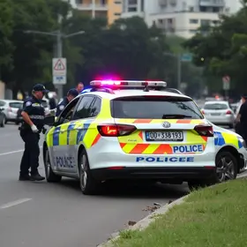 viatura capota em Parnaíba