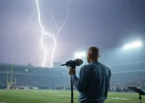 raio em estádio da Série D