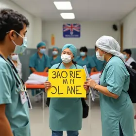 greve da enfermagem em Parnaíba
