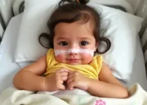 menina de 2 anos que lutava contra pneumonia