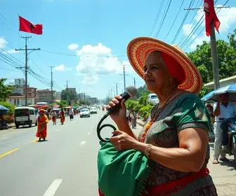 carreata em apoio a Lula