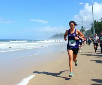 Maratona no litoral