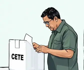 votação no CETI Edison Cunha
