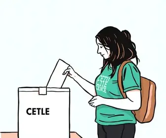 votação no CETI Liceu Parnaíbano